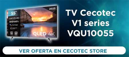 banner compra TV Cecotec V1 series VQU10055