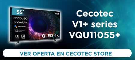 banner compra TV Cecotec V1 series VQU11055