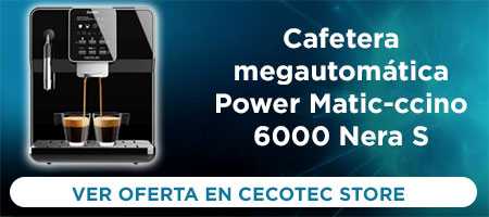 banner compra Cafetera megautomatica Power Matic ccino 6000 nera S